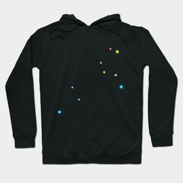 Constellation Leo (variant) Hoodie by GloopTrekker